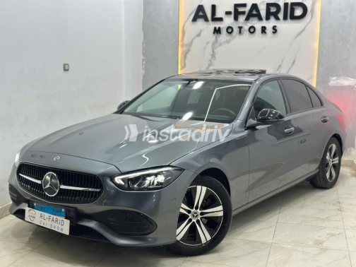 Mercedes C 200 2023 Gray Automatic Used for Sale in Cairo - 2