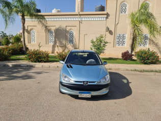 Peugeot 206 2001 Dark Blue Manual Used for Sale in Greater Cairo ( Cairo + Giza)