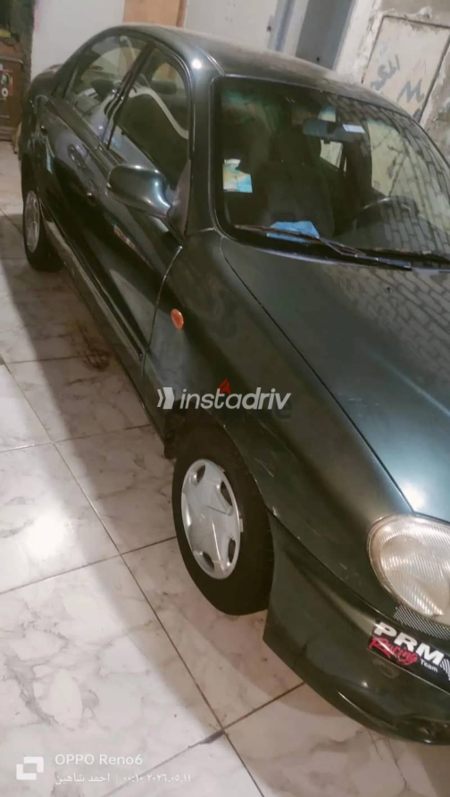 دايو لانوس 2002 أخضر يدوي مستعملة للبيع في طنطا - 6