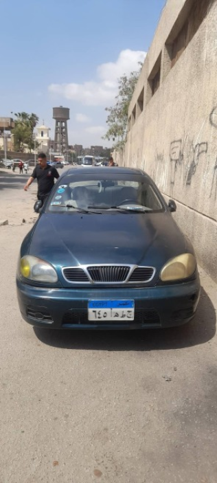 دايو لانوس 1999 أخضر أوتوماتيك مستعملة للبيع في عين شمس