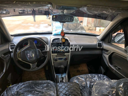 Chery Tiggo 3 2015 Gray Automatic Used for Sale in Mansoura - 1