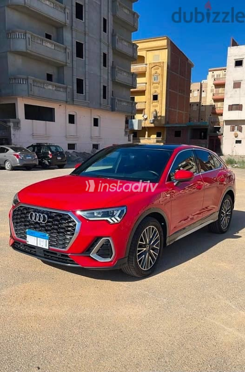 اودي Q3 2023 أحمر أوتوماتيك مستعملة للبيع في دمياط - 1