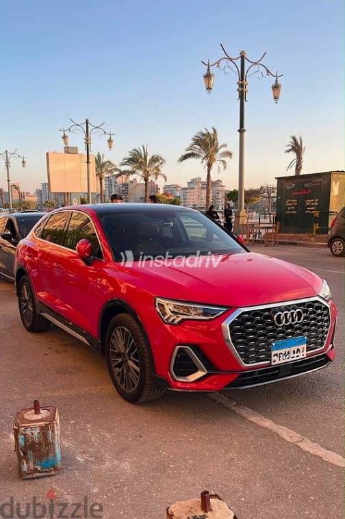 اودي Q3 2023 أحمر أوتوماتيك مستعملة للبيع في دمياط - 4