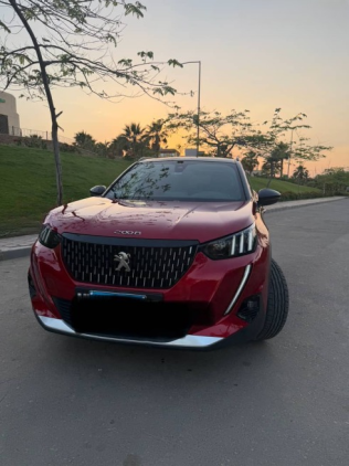 Peugeot 2008 2022 Red Automatic Used for Sale in Cairo