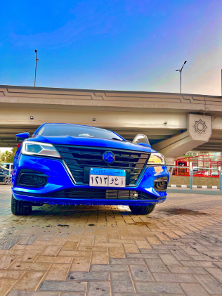 MG 5 2022 Blue CVT Used for Sale in Qalyubia