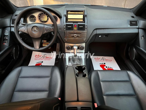 مرسيدس C 300 2008 أحمر غامق أوتوماتيك مستعملة للبيع في مصر الجديدة - 3