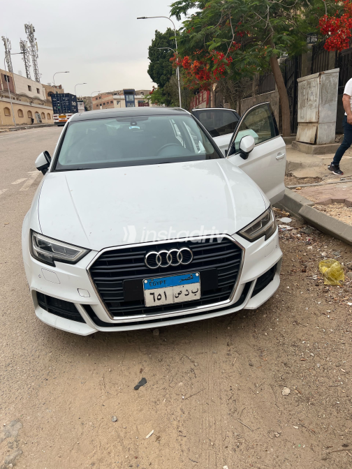 اودي A3 2020 أبيض أوتوماتيك مستعملة للبيع في مدينتى - 1