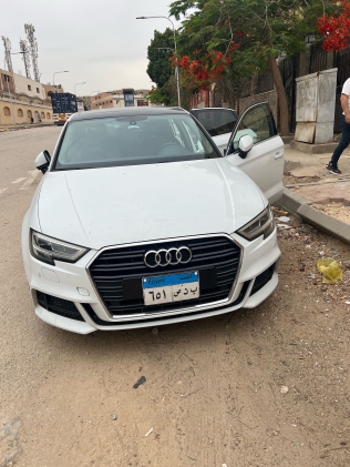 اودي A3 2020 أبيض أوتوماتيك مستعملة للبيع في مدينتى