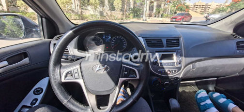 Hyundai Accent RB 2019 Gray Automatic Used for Sale in Cairo - 8