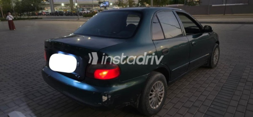Hyundai Accent 2000 Dark Green Manual Used for Sale in Cairo - 1