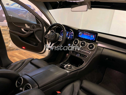 Mercedes C 200 2020 White Automatic Used for Sale in Heliopolis - 4