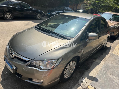 Honda Civic 2008 Gold Automatic Used for Sale in Cairo - 10