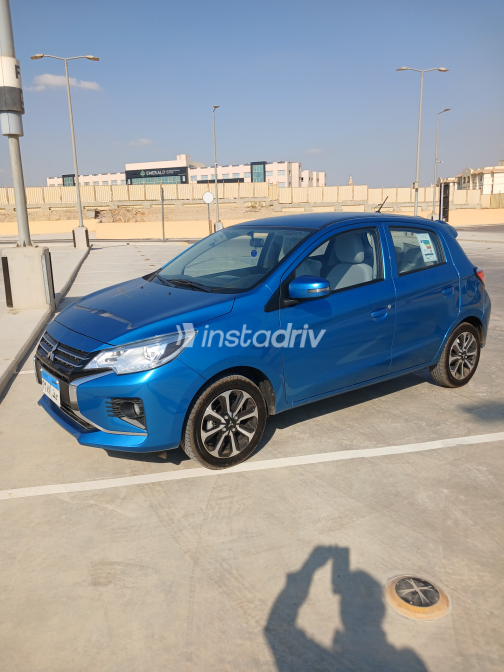 Mitsubishi Mirage 2024 Blue Automatic Used for Sale in Alexandria - 1