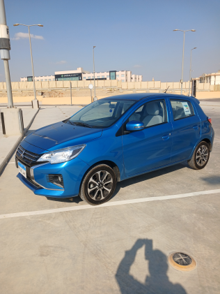 Mitsubishi Mirage 2024 Blue Automatic Used for Sale in Alexandria