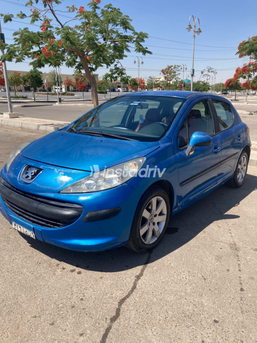 Peugeot 207 2007 Blue Manual Used for Sale in Cairo - 8
