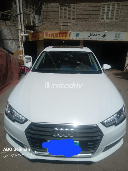 اودي A4 2019 أبيض أوتوماتيك مستعملة للبيع في الجيزة - 1