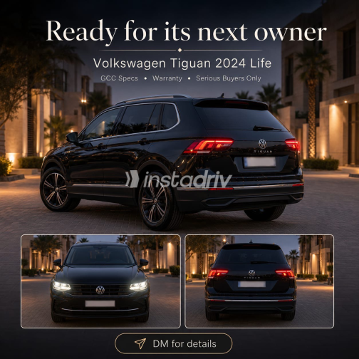 Volkswagen Tiguan 2024 Gray Automatic Used for Sale in Heliopolis - 1