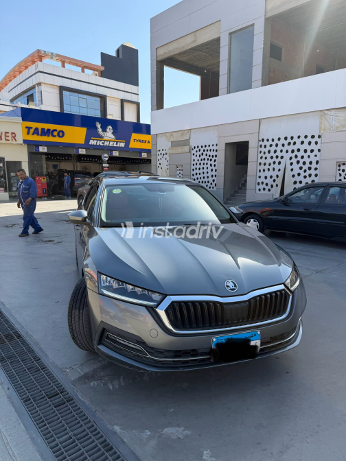 سكودا اوكتافيا 2024 رمادي أوتوماتيك مستعملة للبيع في القاهرة - 5