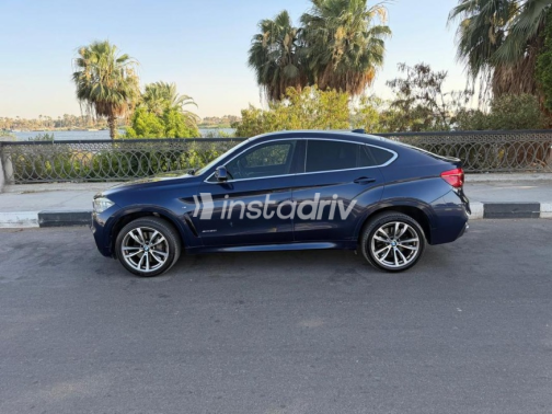 BMW X6 2017 Dark Blue Automatic Used for Sale in Maadi - 3