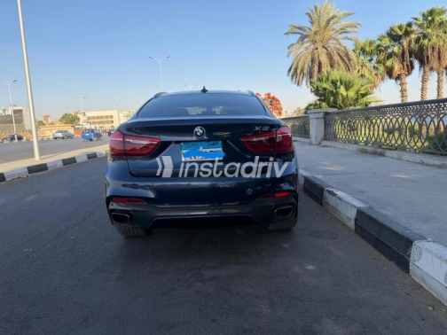 BMW X6 2017 Dark Blue Automatic Used for Sale in Maadi - 7