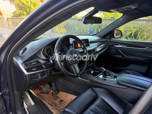 BMW X6 2017 Dark Blue Automatic Used for Sale in Maadi - 8