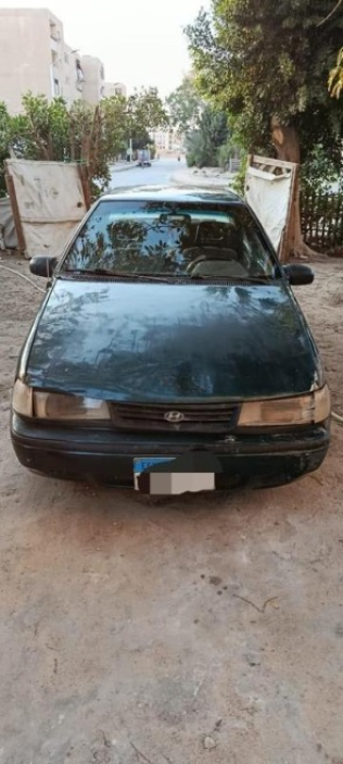 Hyundai Excel 1997 Dark Green Manual Used for Sale in 10th of Ramadan