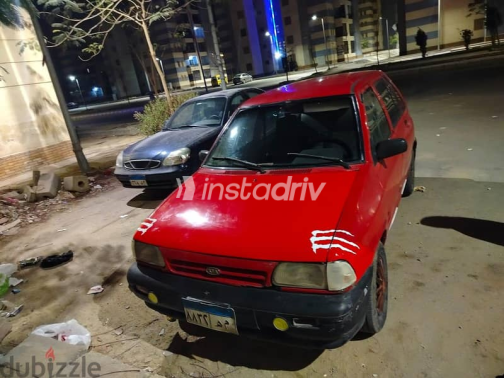 Kia Pride 1997 Red Manual Used for Sale in Giza - 1