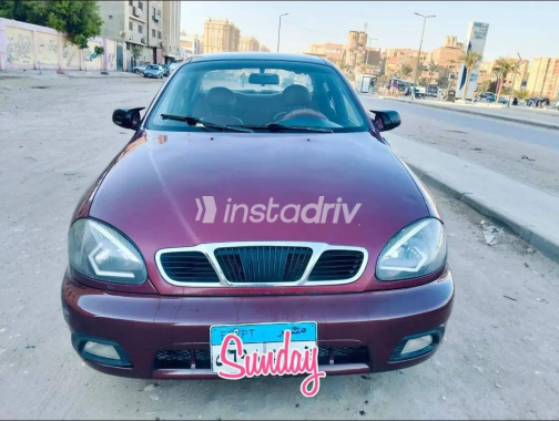 Daewoo Lanos 2 1999 White Automatic Used for Sale in Cairo - 3