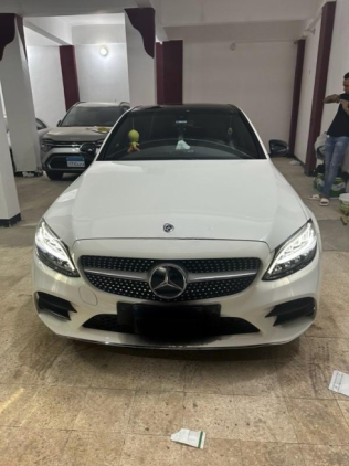Mercedes C 180 2019 White Automatic Used for Sale in Sohag