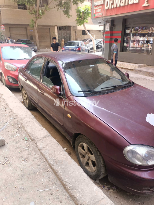 Daewoo Lanos 2 2003 White Automatic Used for Sale in Maadi - 4
