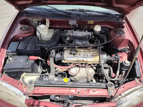 Proton Wira 2000 Dark Red Manual Used for Sale in Cairo - 3