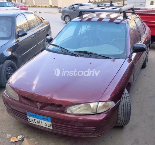 Proton Wira 2000 Dark Red Manual Used for Sale in Cairo - 5