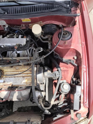 Proton Wira 2000 Dark Red Manual Used for Sale in Cairo