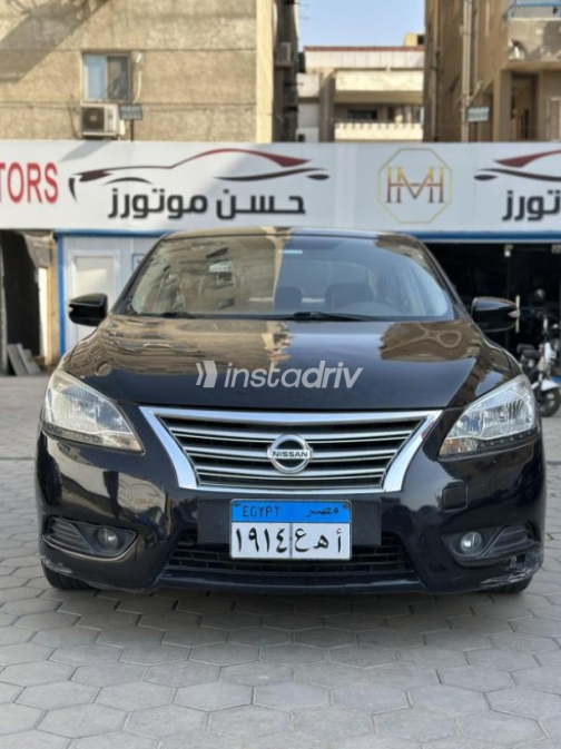 Nissan Sentra 2015 Black Automatic Used for Sale in Nasr city - 1