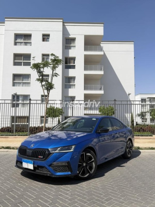 Skoda Octavia 2022 Dark Blue Automatic Used for Sale in Heliopolis - 1