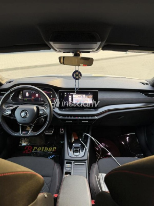 Skoda Octavia 2022 Dark Blue Automatic Used for Sale in Heliopolis - 7