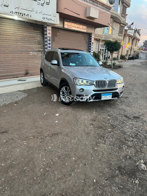 بي ام دبليو X3 2015 فضي أوتوماتيك مستعملة للبيع في دمياط - 1