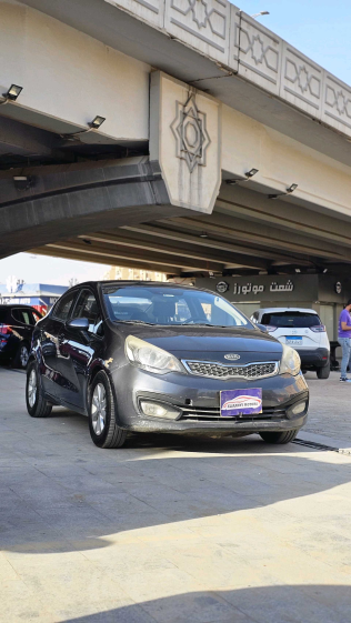 Kia Rio 2015 Gray Automatic Used for Sale in Nasr city