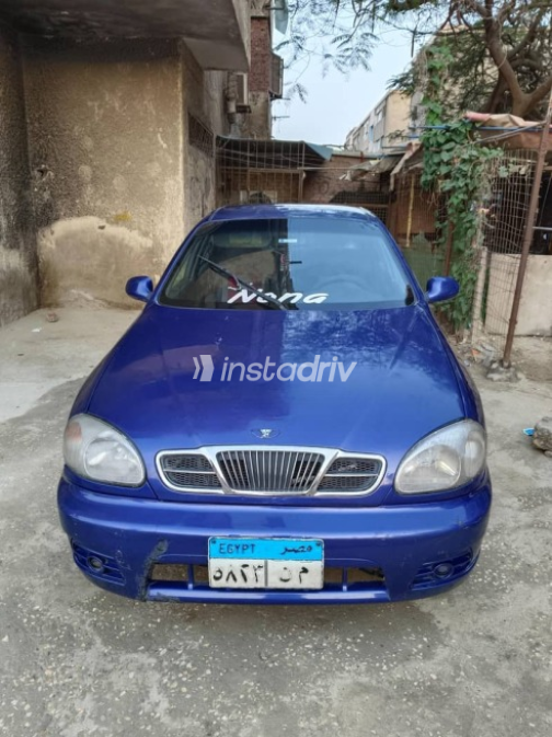 Daewoo Lanos 2001 Dark Blue Manual Used for Sale in Ain Shams - 1