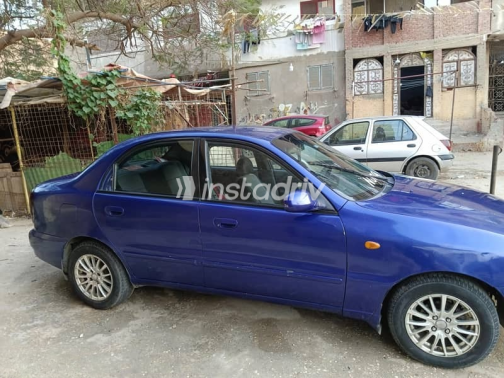 Daewoo Lanos 2001 Dark Blue Manual Used for Sale in Ain Shams - 2