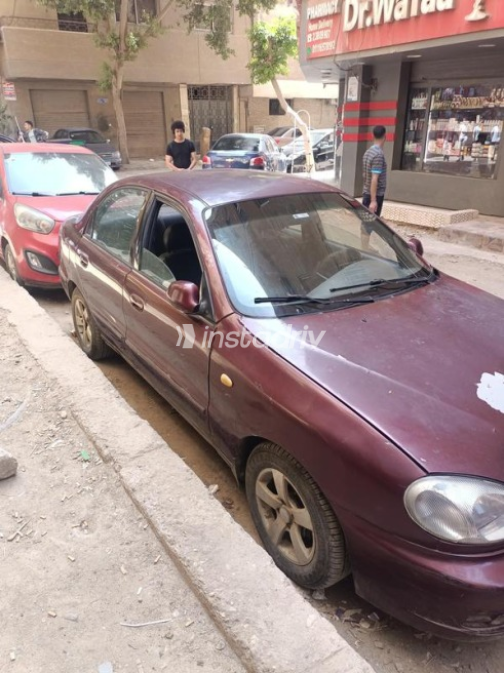Daewoo Lanos 2003 Dark Red Automatic Used for Sale in Cairo - 5