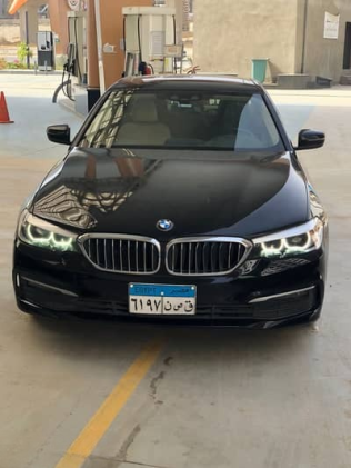 BMW 520 2019 Black Automatic Used for Sale in Cairo