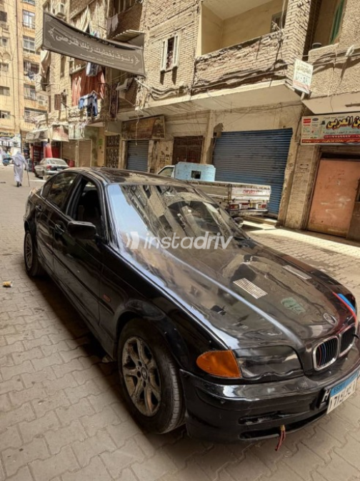 بي ام دبليو 318 1999 أسود أوتوماتيك مستعملة للبيع في الجيزة - 1