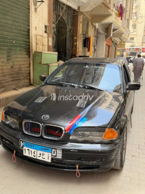 بي ام دبليو 318 1999 أسود أوتوماتيك مستعملة للبيع في الجيزة - 2