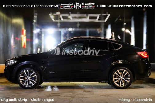بي ام دبليو X6 2016 أسود أوتوماتيك مستعملة للبيع في الجيزة - 5
