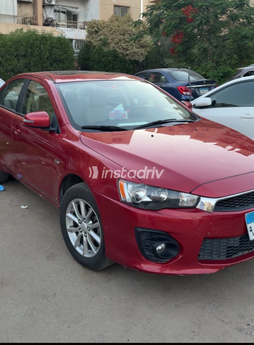 Mitsubishi Lancer 2017 Red Automatic Used for Sale in Giza - 1