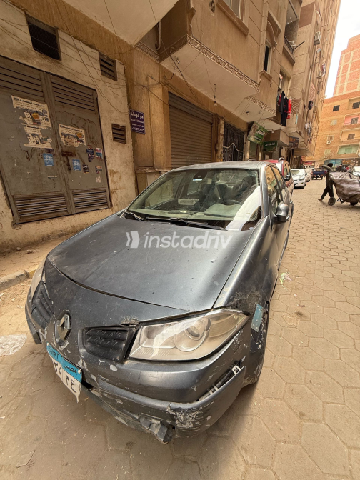 رينو ميجان 2007 رمادي يدوي مستعملة للبيع في الجيزة - 1