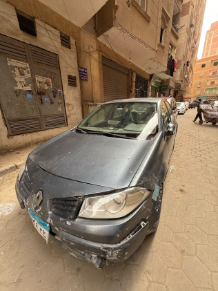 رينو ميجان 2007 رمادي يدوي مستعملة للبيع في الجيزة