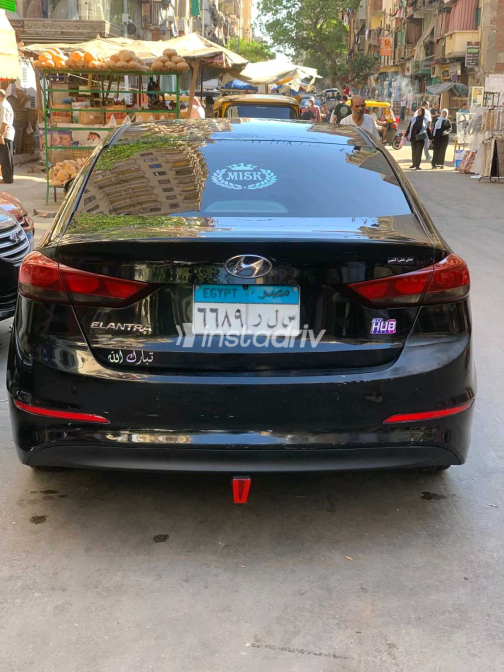 Hyundai Elantra AD 2018 Black Automatic Used for Sale in Alexandria - 1