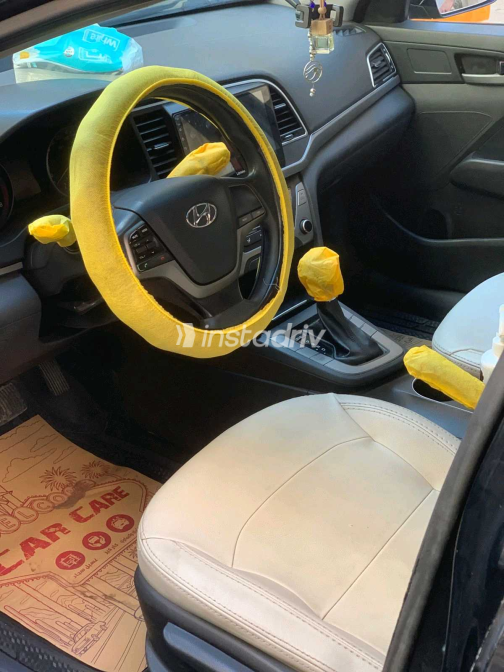 Hyundai Elantra AD 2018 Black Automatic Used for Sale in Alexandria - 2